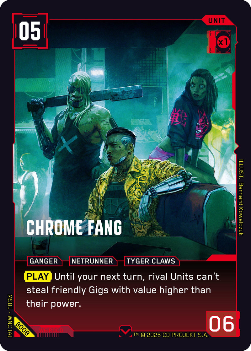 Image for Chrome Fang (B008) - Cyberpunk TCG