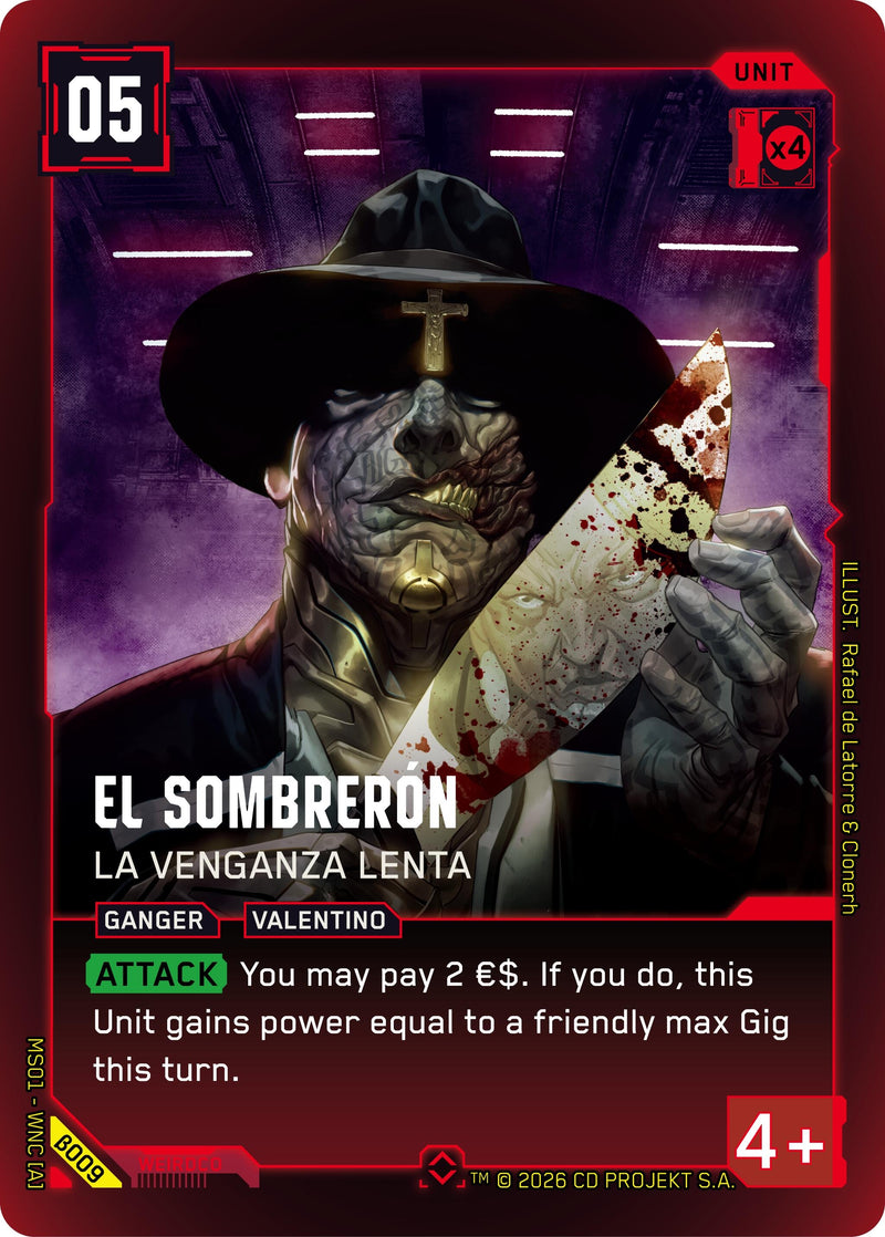 Image for El Sombreron - La Venganza Lenta (B009) - Cyberpunk TCG