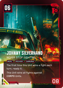 Image for Johnny Silverhand - Never Stop Fighting (Epic) (B011) - Cyberpunk TCG