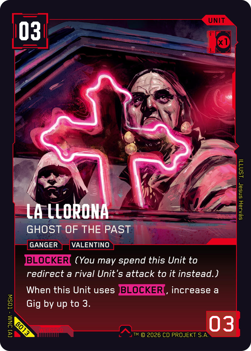 Image for La Llorona - Ghost of the Past (B013) - Cyberpunk TCG