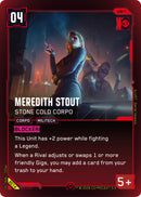Image for Meredith Stout - Stone Cold Corpo (B014) - Cyberpunk TCG