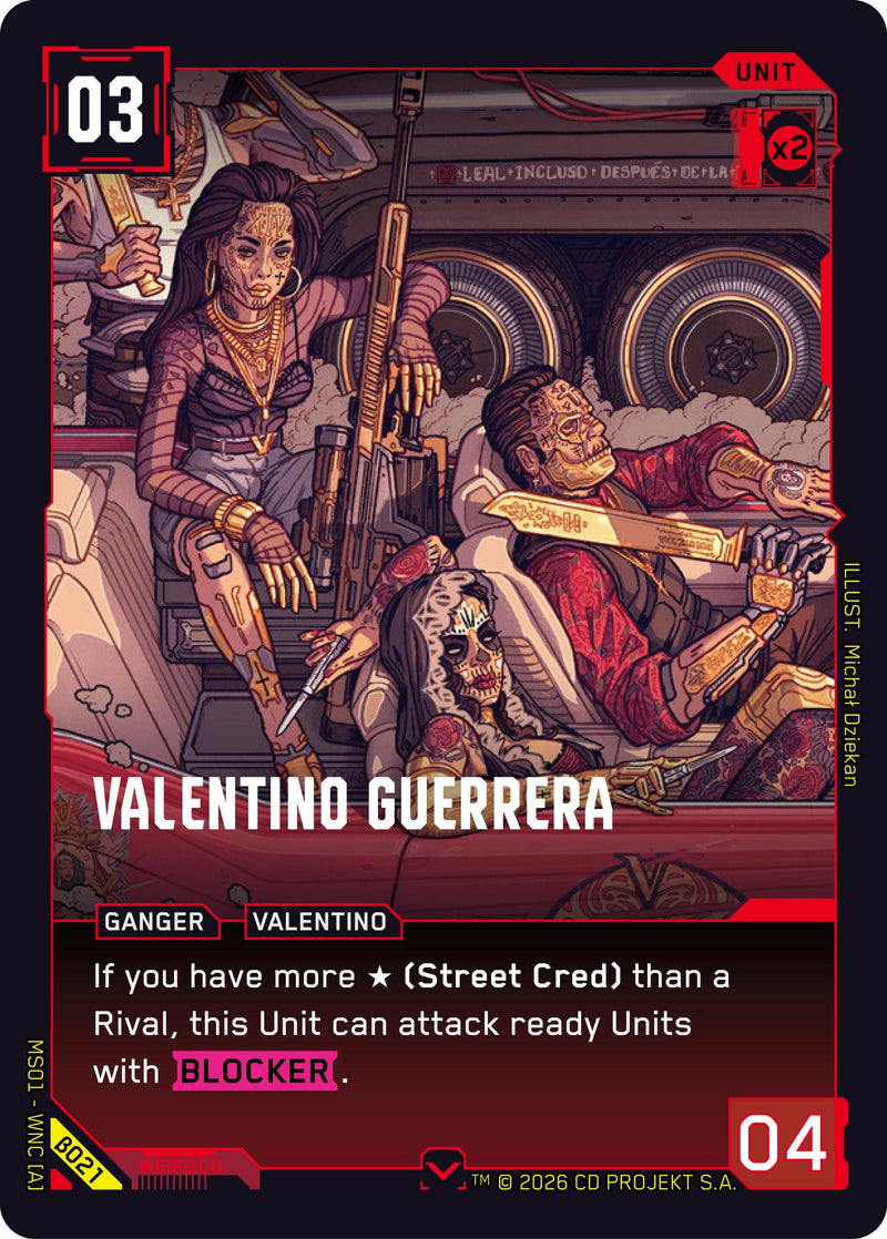 Image for Valentino Guerrera (B021) - Cyberpunk TCG
