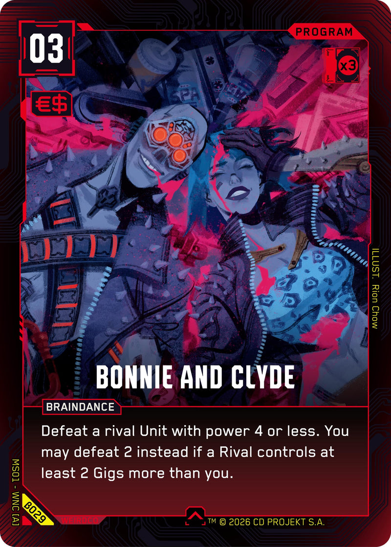 Image for Bonnie and Clyde (B029) - Cyberpunk TCG