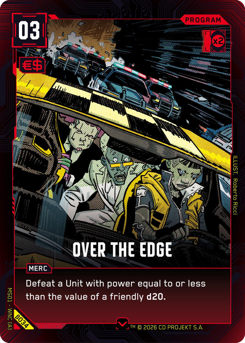 Image for Over the Edge (B034) - Cyberpunk TCG