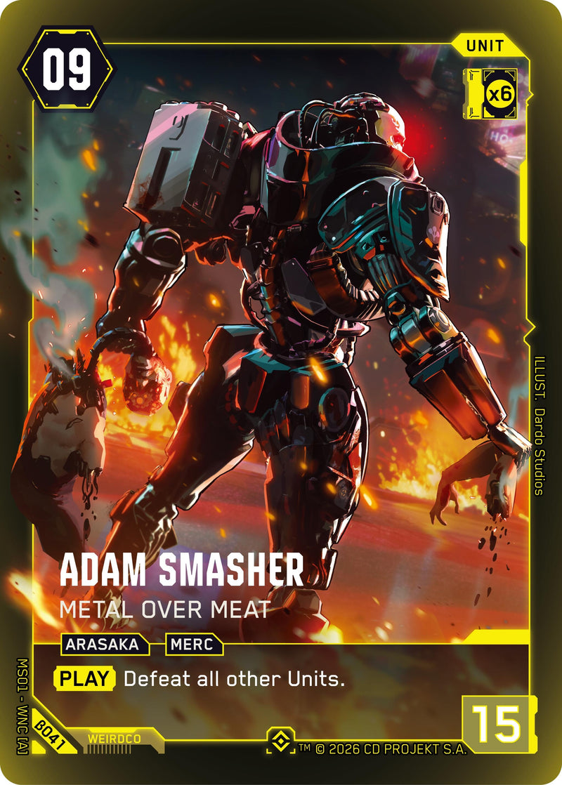 Image for Adam Smasher - Metal Over Meat (Epic) (B041) - Cyberpunk TCG