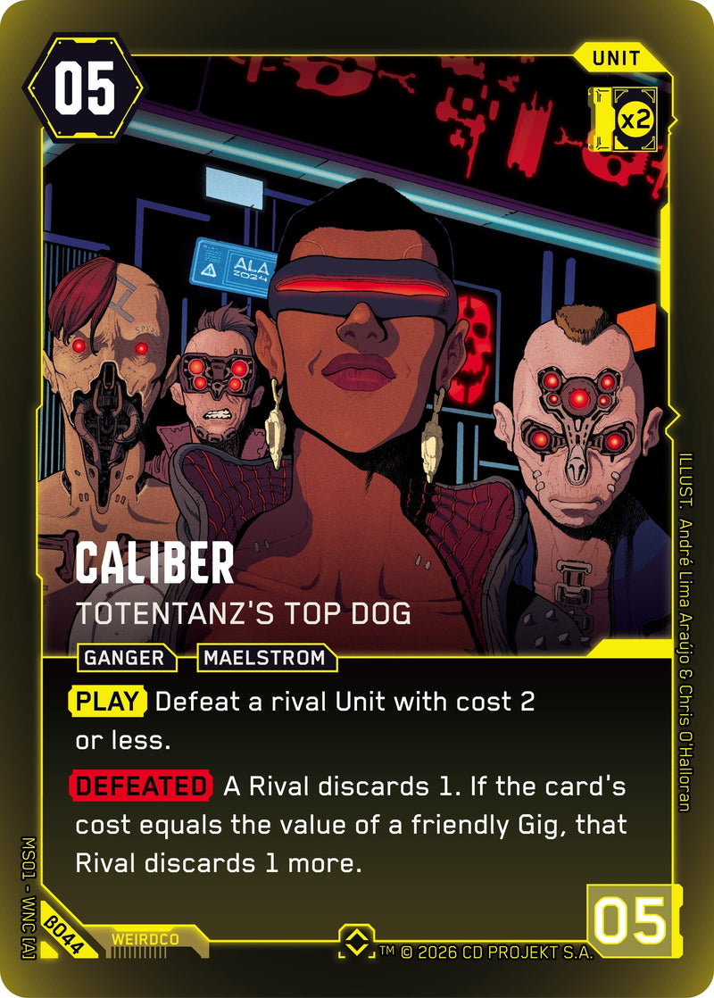 Image for Caliber - Totentanz's Top Dog (B044) - Cyberpunk TCG