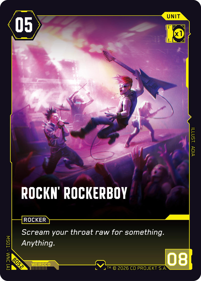 Image for Rockn' Rockerboy (B052) - Cyberpunk TCG