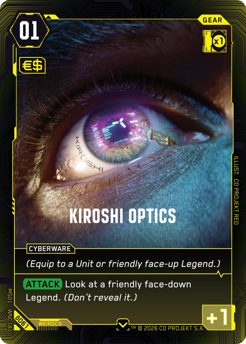 Image for Kiroshi Optics (B061) - Cyberpunk TCG