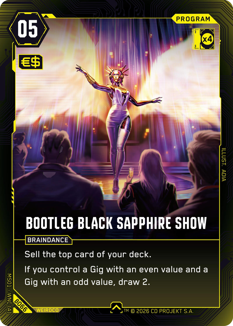 Image for Bootleg Black Sapphire Show (B066) - Cyberpunk TCG