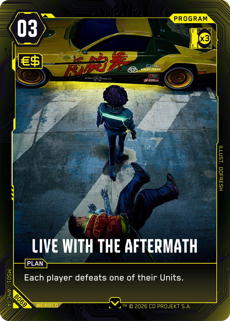 Image for Live with the Aftermath (B068) - Cyberpunk TCG