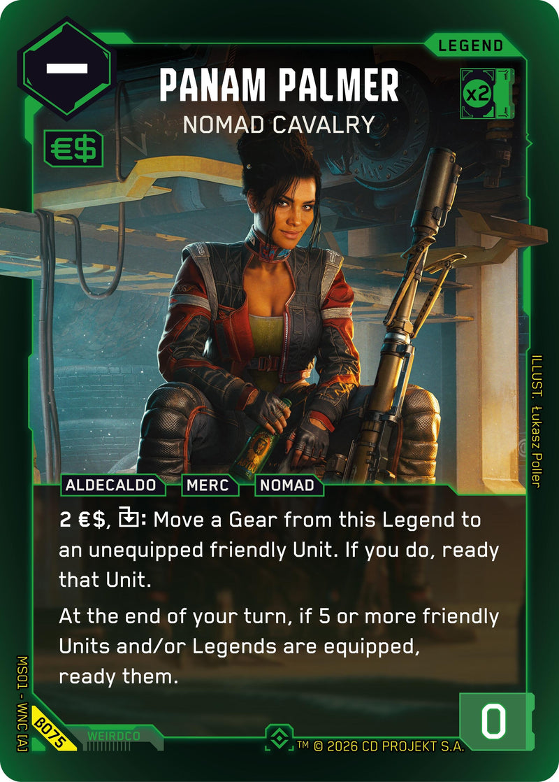 Image for Panam Palmer - Nomad Cavalry (Epic) (B075) - Cyberpunk TCG
