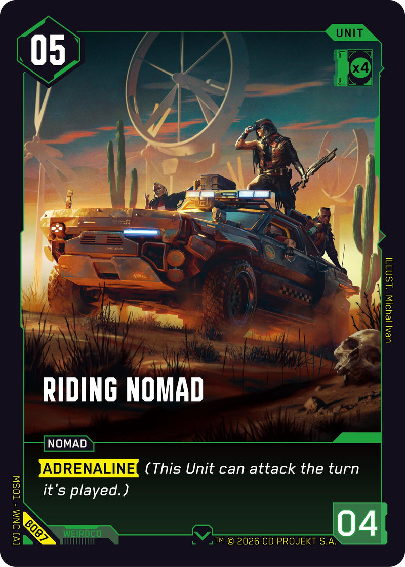 Image for Riding Nomad (B087) - Cyberpunk TCG