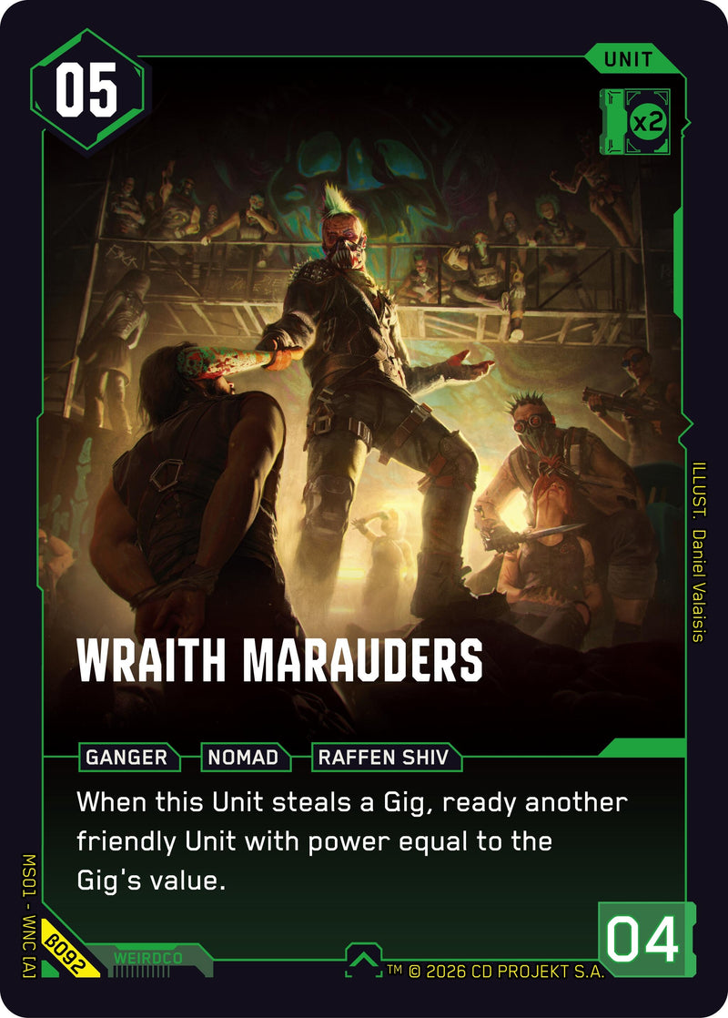 Image for Wraith Marauders (B092) - Cyberpunk TCG