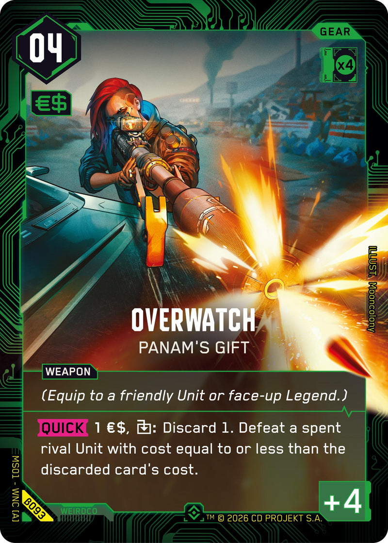 Image for Overwatch - Panam's Gift (Epic) (B093) - Cyberpunk TCG
