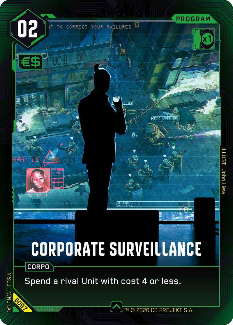 Image for Corporate Surveillance (B097) - Cyberpunk TCG