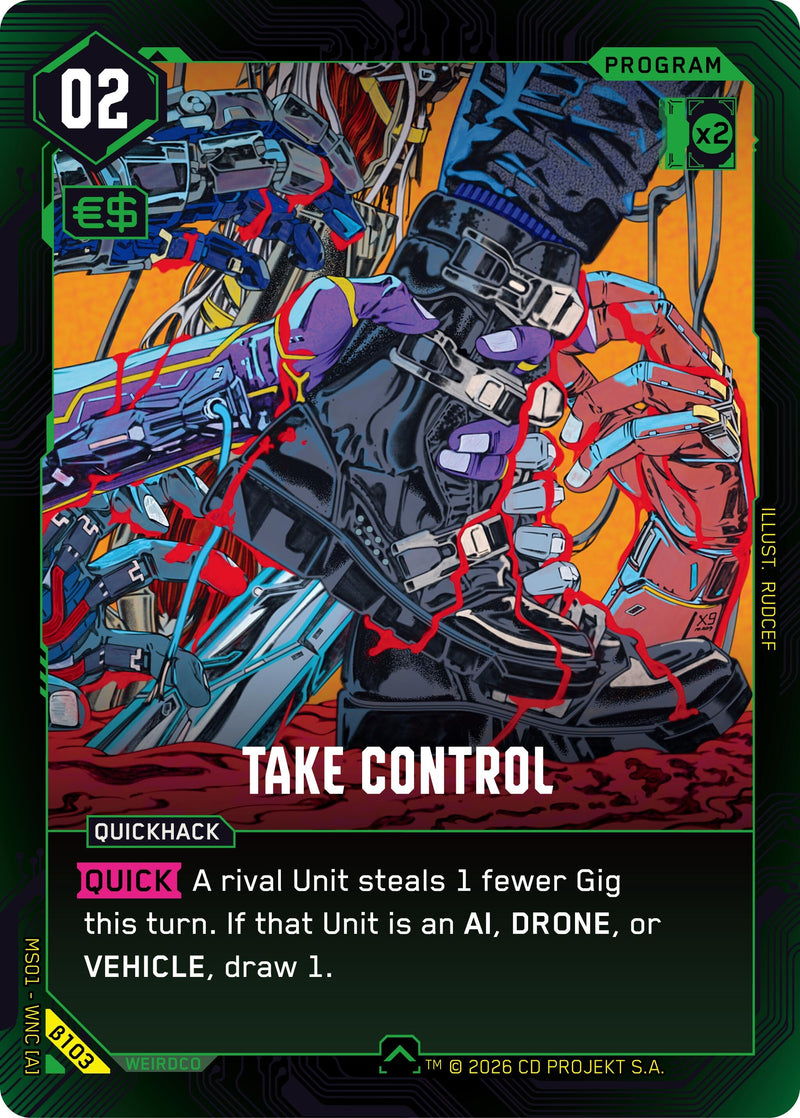 Image for Take Control (B103) - Cyberpunk TCG