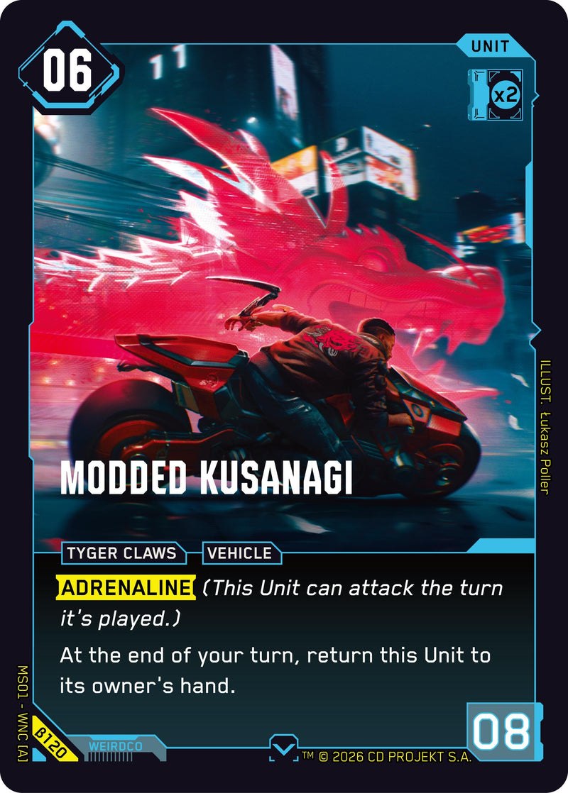 Image for Modded Kusanagi (B120) - Cyberpunk TCG