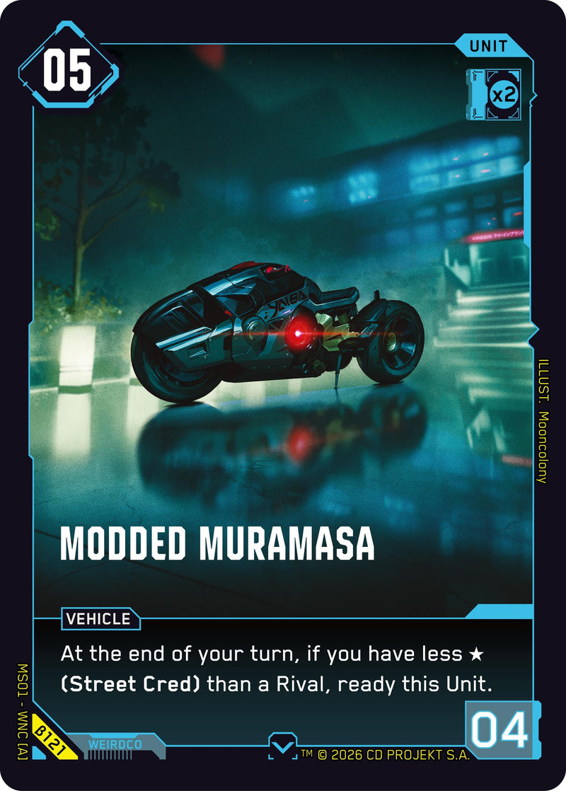 Image for Modded Muramasa (B121) - Cyberpunk TCG
