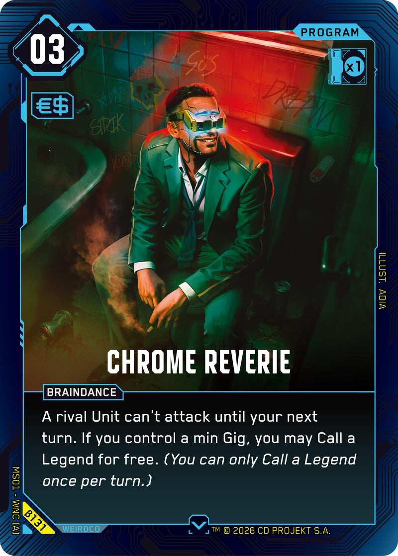 Image for Chrome Reverie (B131) - Cyberpunk TCG
