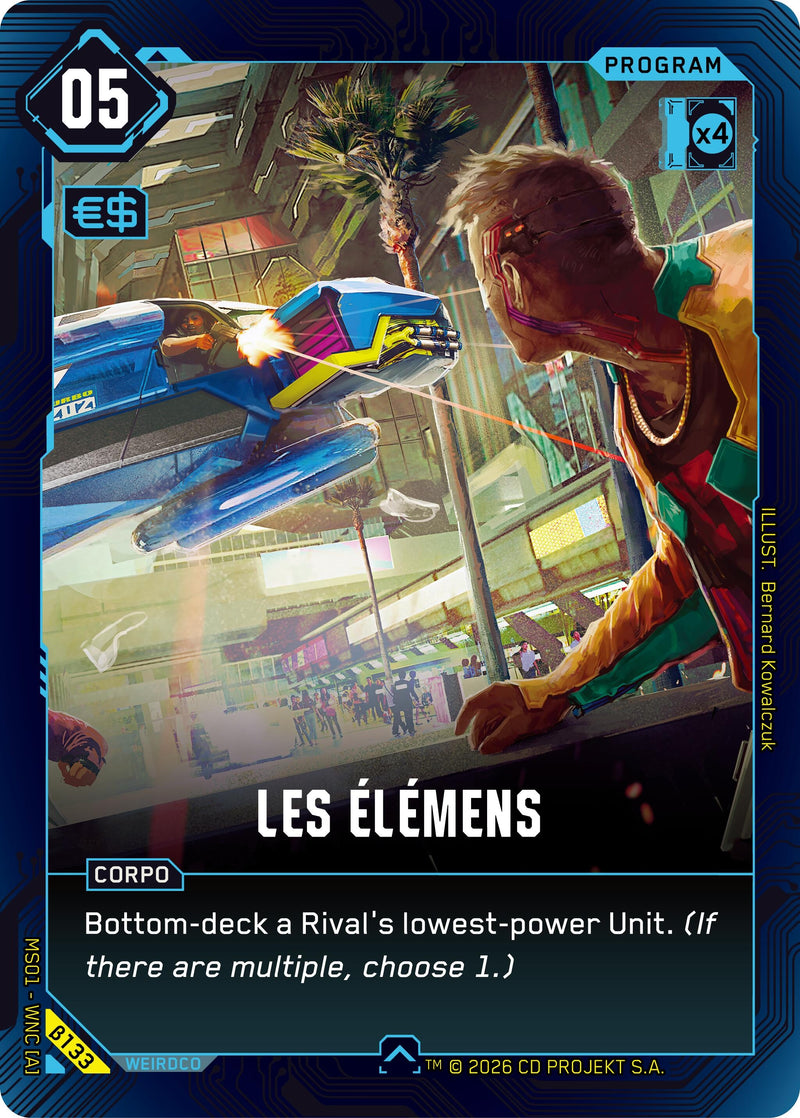 Image for Les Elemens (B133) - Cyberpunk TCG
