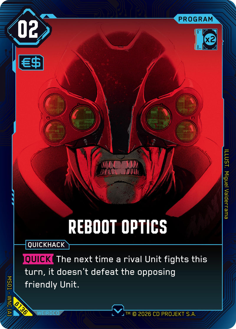 Image for Reboot Optics (B136) - Cyberpunk TCG