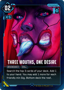 Image for Three Mouths, One Desire (B137) - Cyberpunk TCG