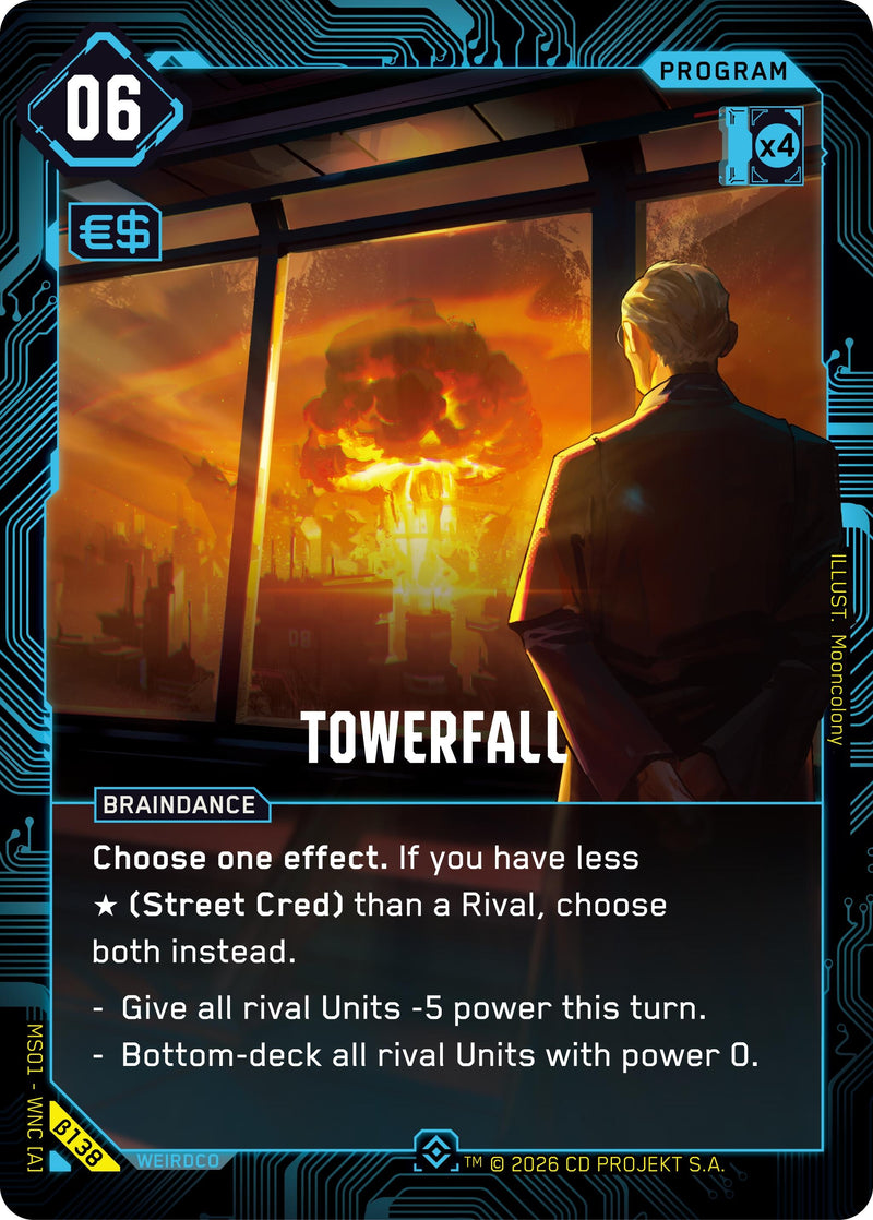 Image for Towerfall (Epic) (B138) - Cyberpunk TCG