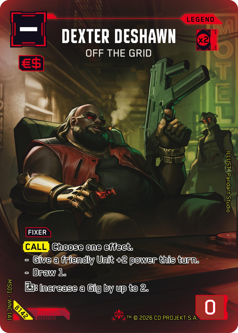 Image for Dexter DeShawn - Off the Grid (ILegend) (B142) - Cyberpunk TCG