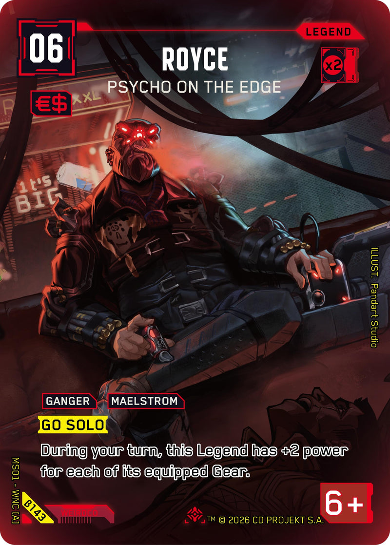 Image for Royce - Psycho on the Edge (ILegend) (B143) - Cyberpunk TCG