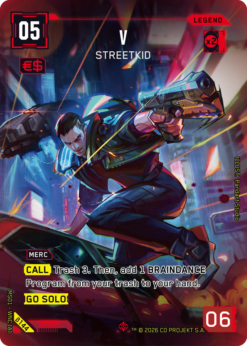 Image for V - Streetkid (ILegend) (B144) - Cyberpunk TCG
