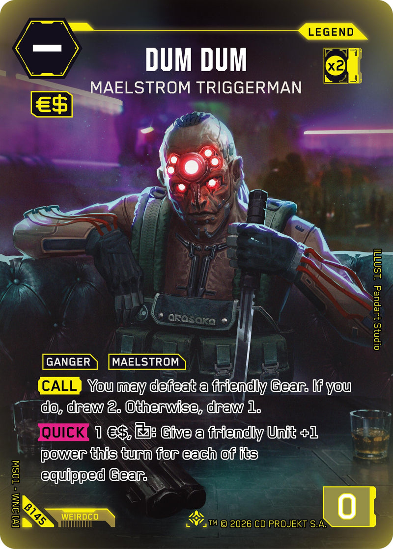 Image for Dum Dum - Maelstrom Triggerman (ILegend) (B145) - Cyberpunk TCG