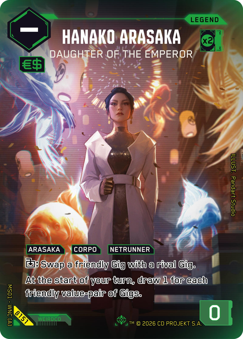 Image for Hanako Arasaka - Daughter of the Emperor (ILegend) (B151) - Cyberpunk TCG