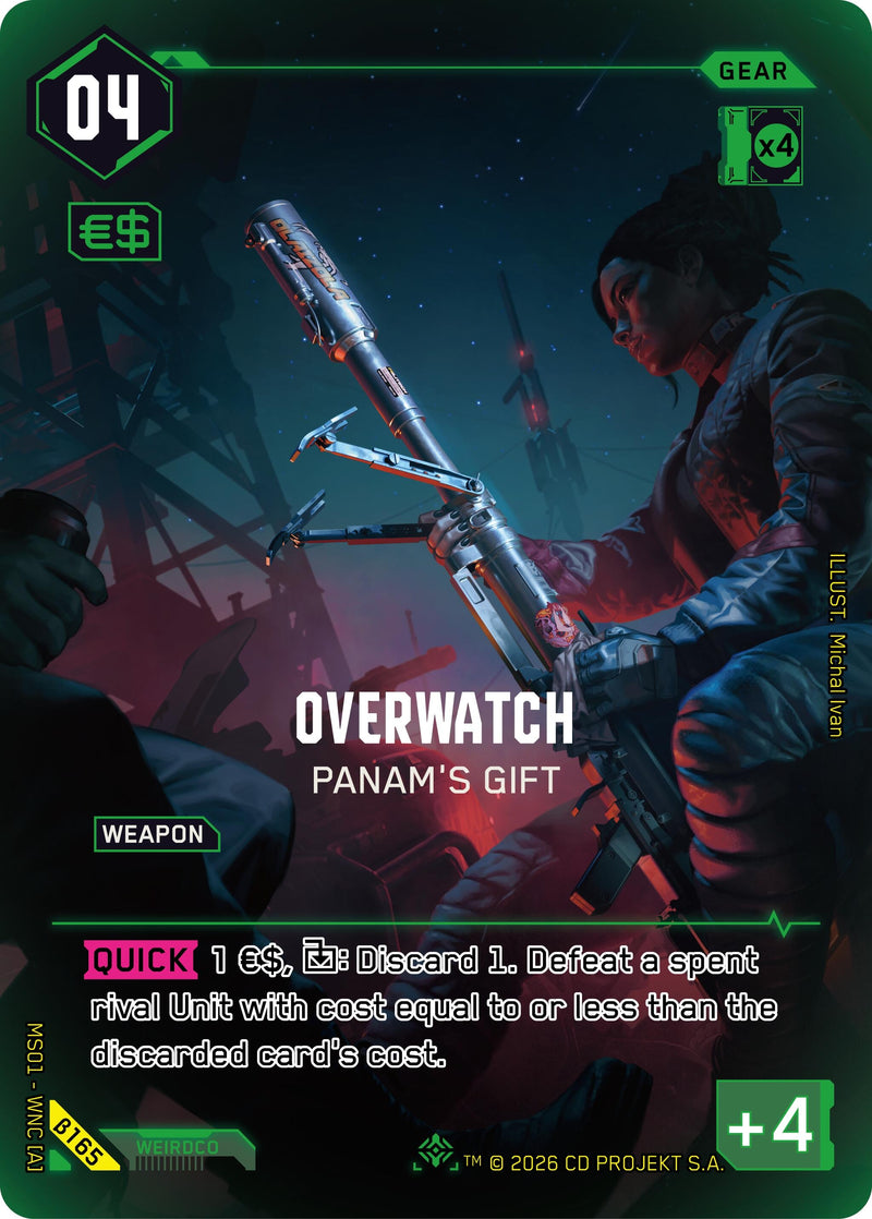 Image for Overwatch - Panam's Gift (IO) (B165) - Cyberpunk TCG
