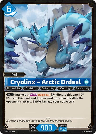 Image for Cryolinx - Arctic Ordeal - EPR-005 (EPR-005) (PR) - Palworld OFFICIAL CARD GAME