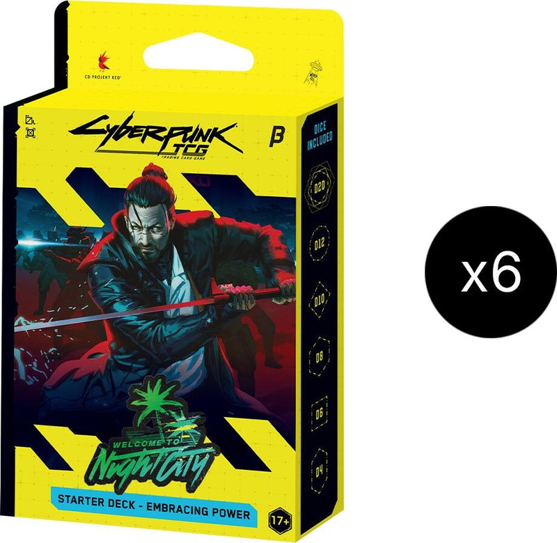 Image for Starter Deck Display: Embracing Power - Beta - Cyberpunk TCG