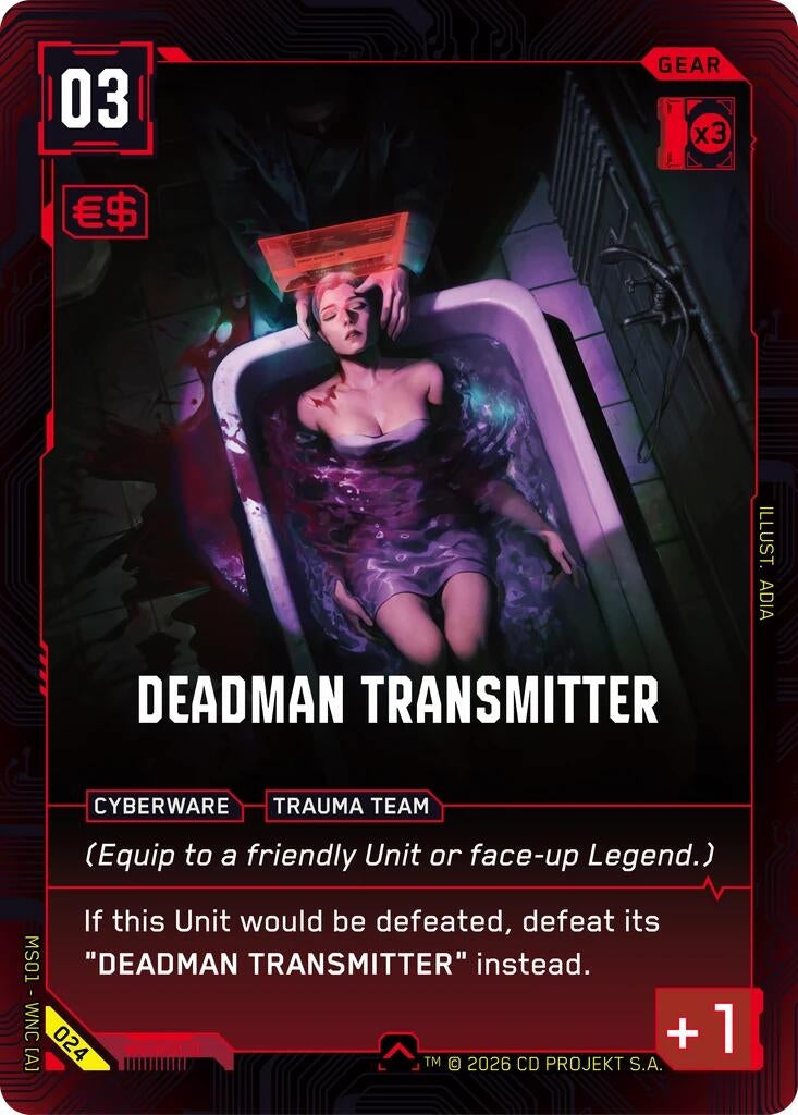 Image for Deadman Transmitter (024) - Cyberpunk TCG
