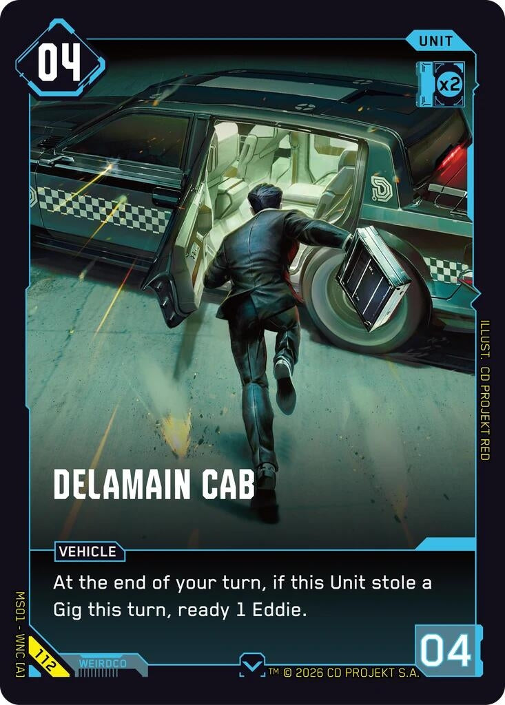Image for Delamain Cab (112) - Cyberpunk TCG