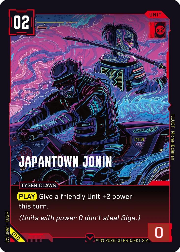 Image for Japantown Jonin (010) - Cyberpunk TCG