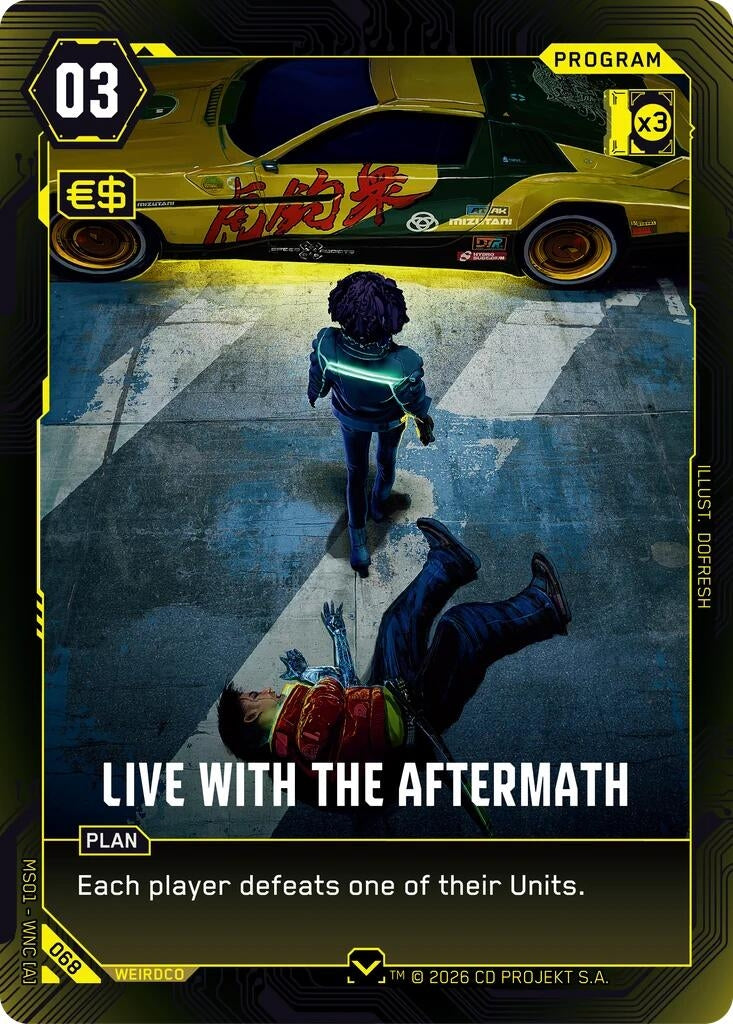 Image for Live with the Aftermath (068) - Cyberpunk TCG