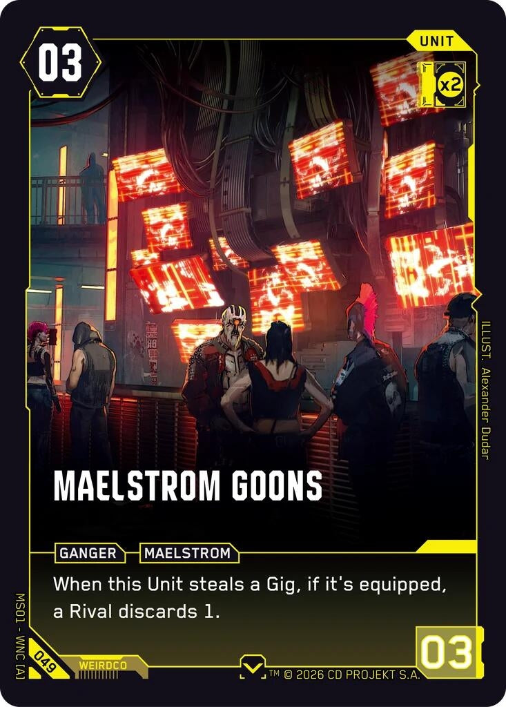 Image for Maelstrom Goons (049) - Cyberpunk TCG