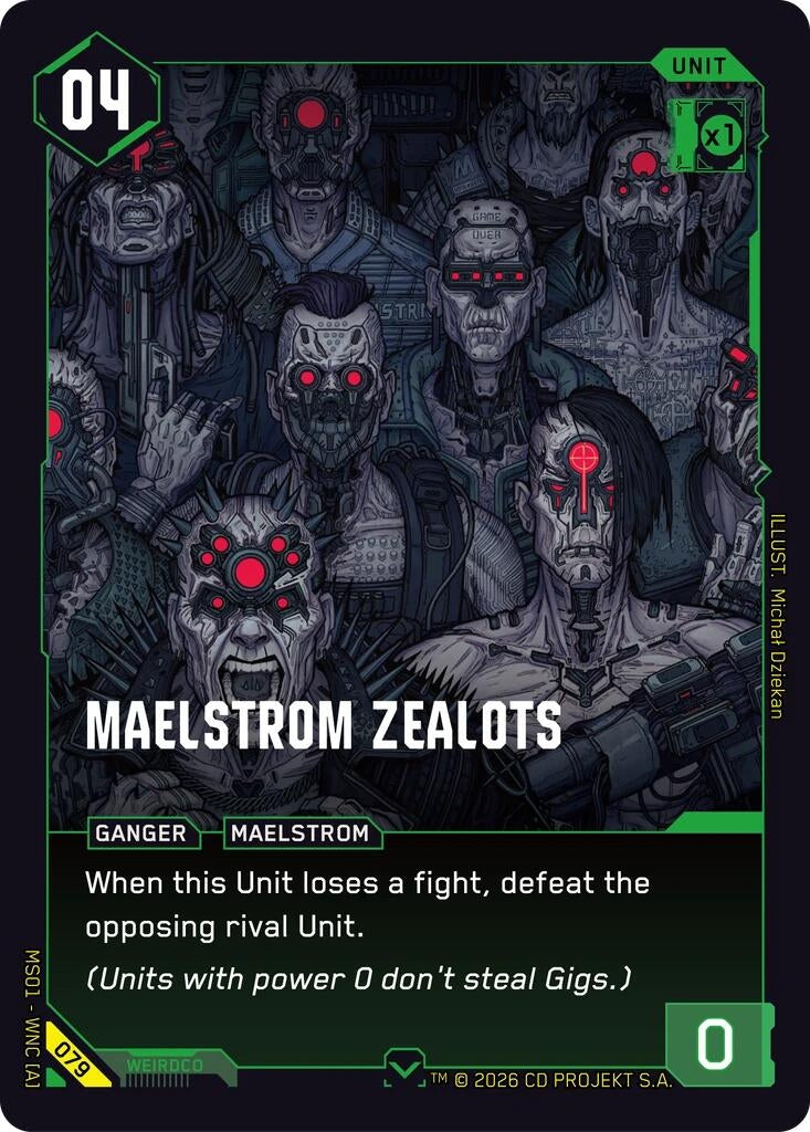 Image for Maelstrom Zealots (079) - Cyberpunk TCG