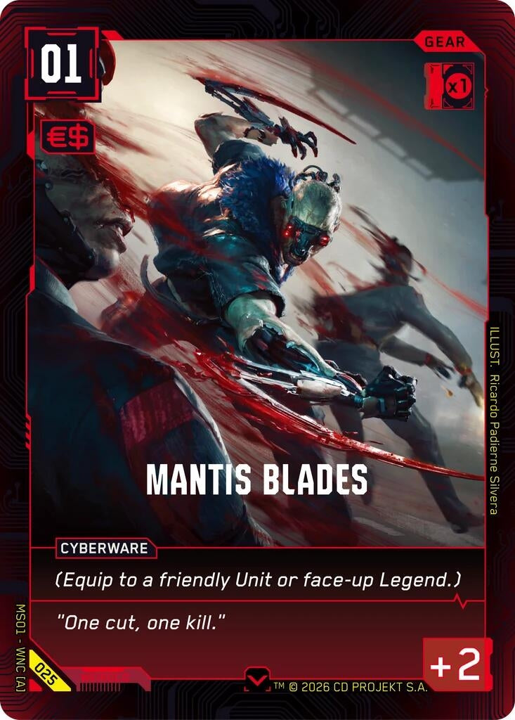 Image for Mantis Blades (025) - Cyberpunk TCG