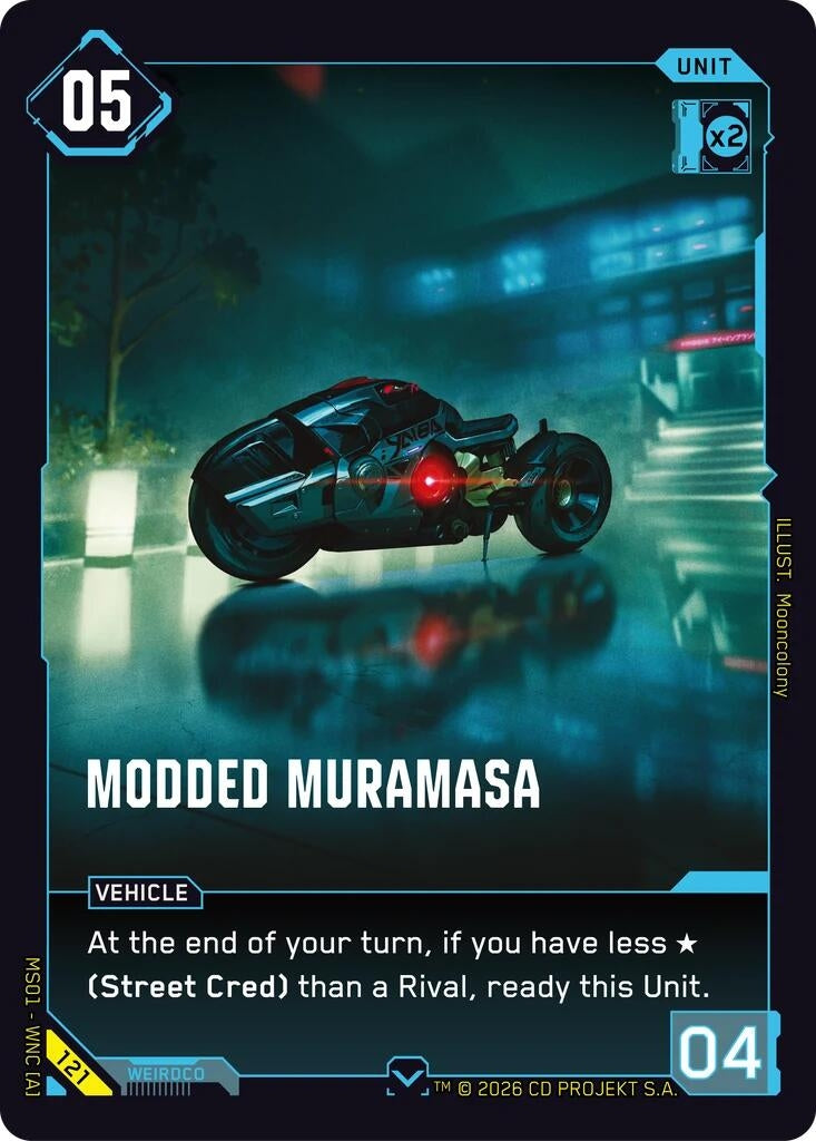 Image for Modded Muramasa (121) - Cyberpunk TCG