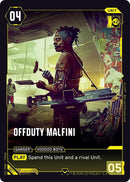 Image for Offduty Malfini (051) - Cyberpunk TCG