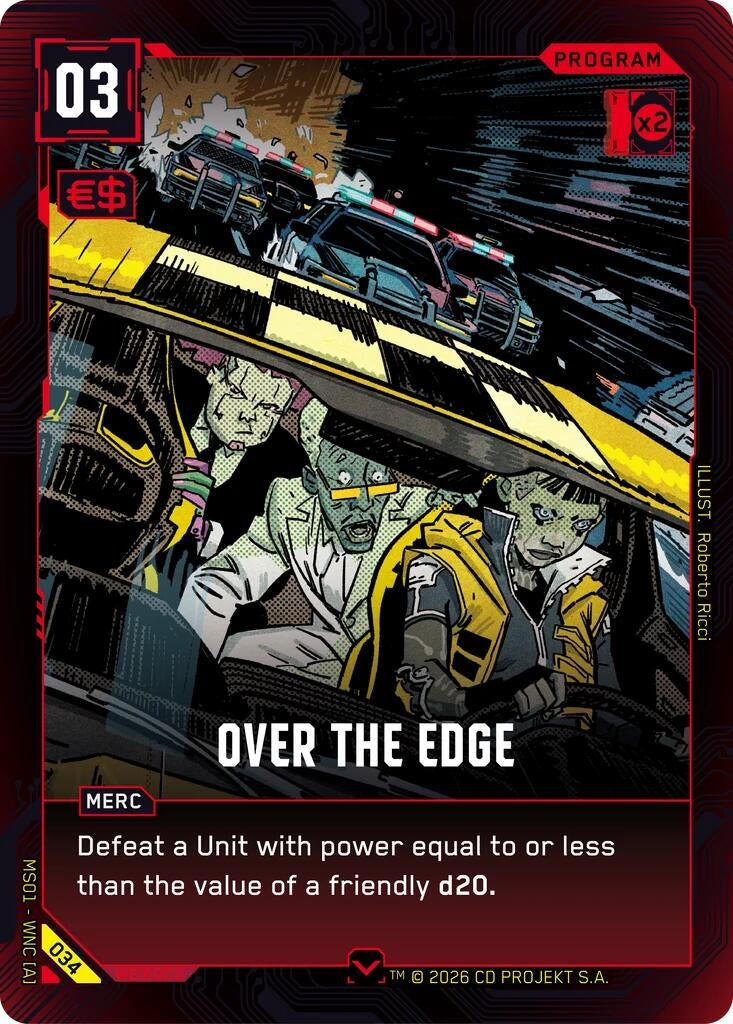 Image for Over the Edge (034) - Cyberpunk TCG