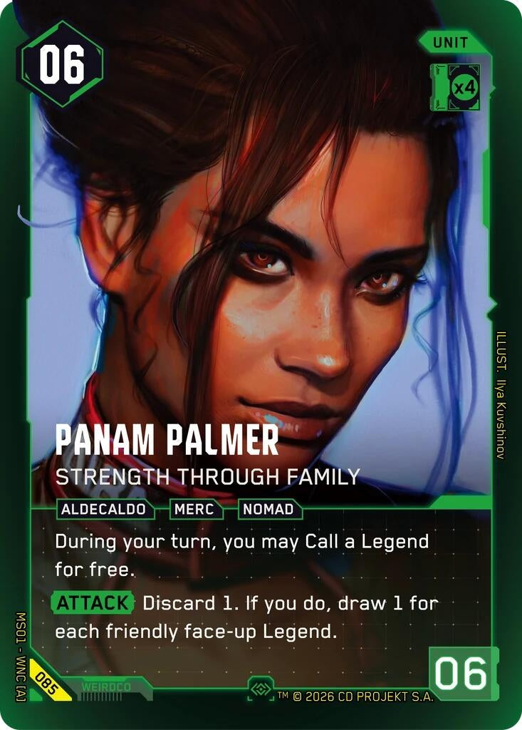 Image for Panam Palmer - Strength Through Family (Secret) (085) - Cyberpunk TCG