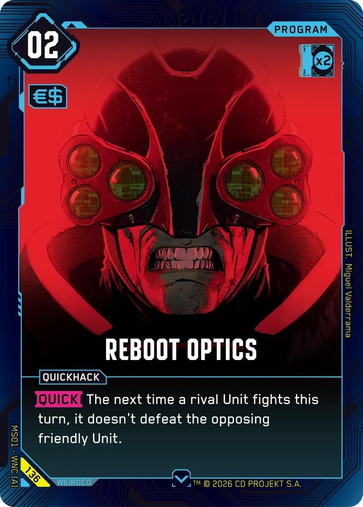Image for Reboot Optics (136) - Cyberpunk TCG
