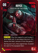 Image for Royce - Psycho on the Edge (Rare) (004) - Cyberpunk TCG