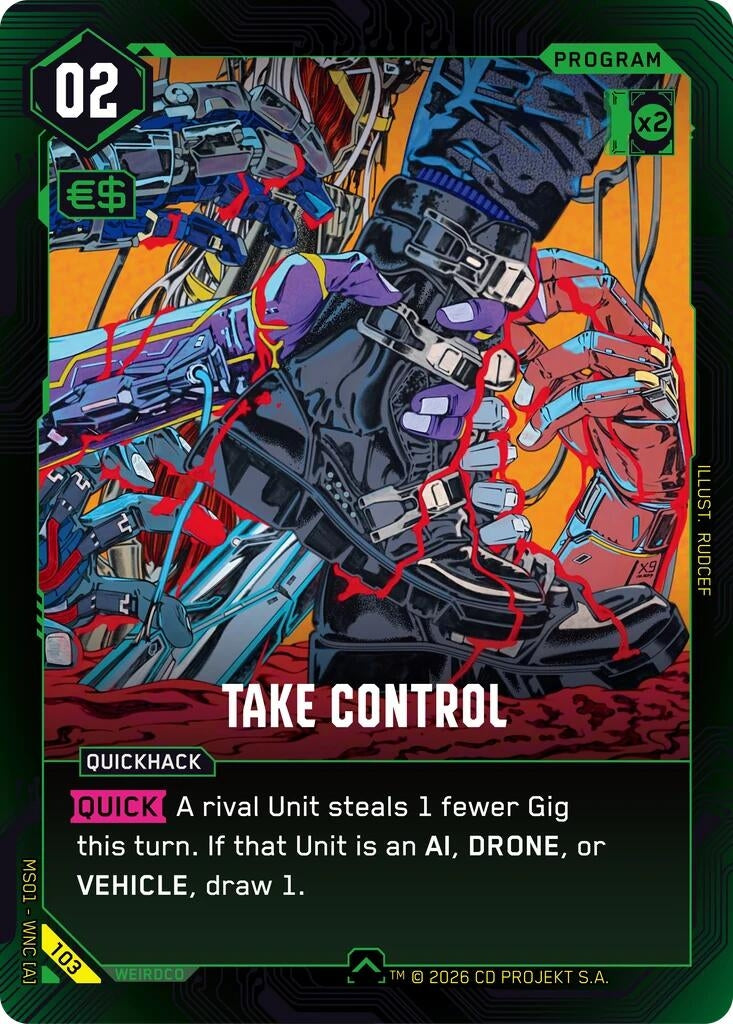 Image for Take Control (103) - Cyberpunk TCG