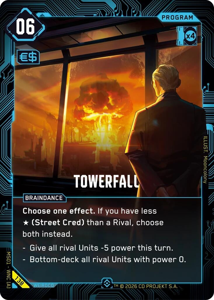 Image for Towerfall (Epic) (138) - Cyberpunk TCG